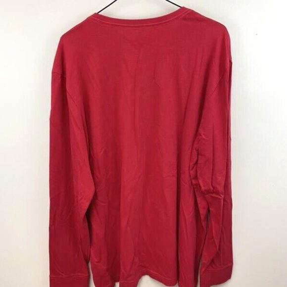 NWT Life Is Good XL L Santas Little Helper Beer Elf Shirt Red Long Sleeve Mens - Picture 3 of 5